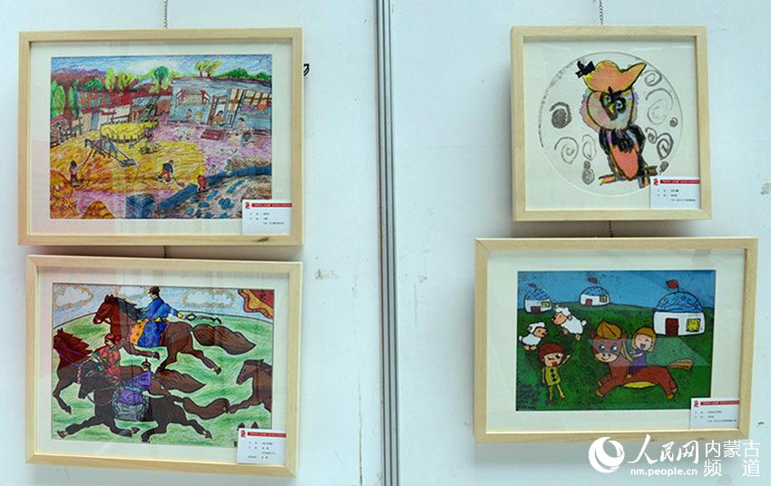 “蒙古娃”少儿美术作品展走进上海美术馆