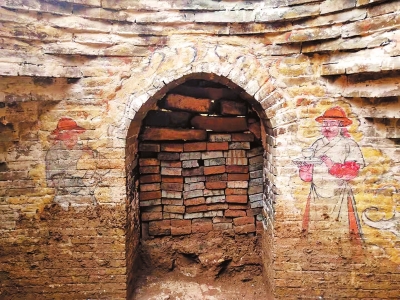 河南罕見！焦作沁陽市發現保存完好元代壁畫墓