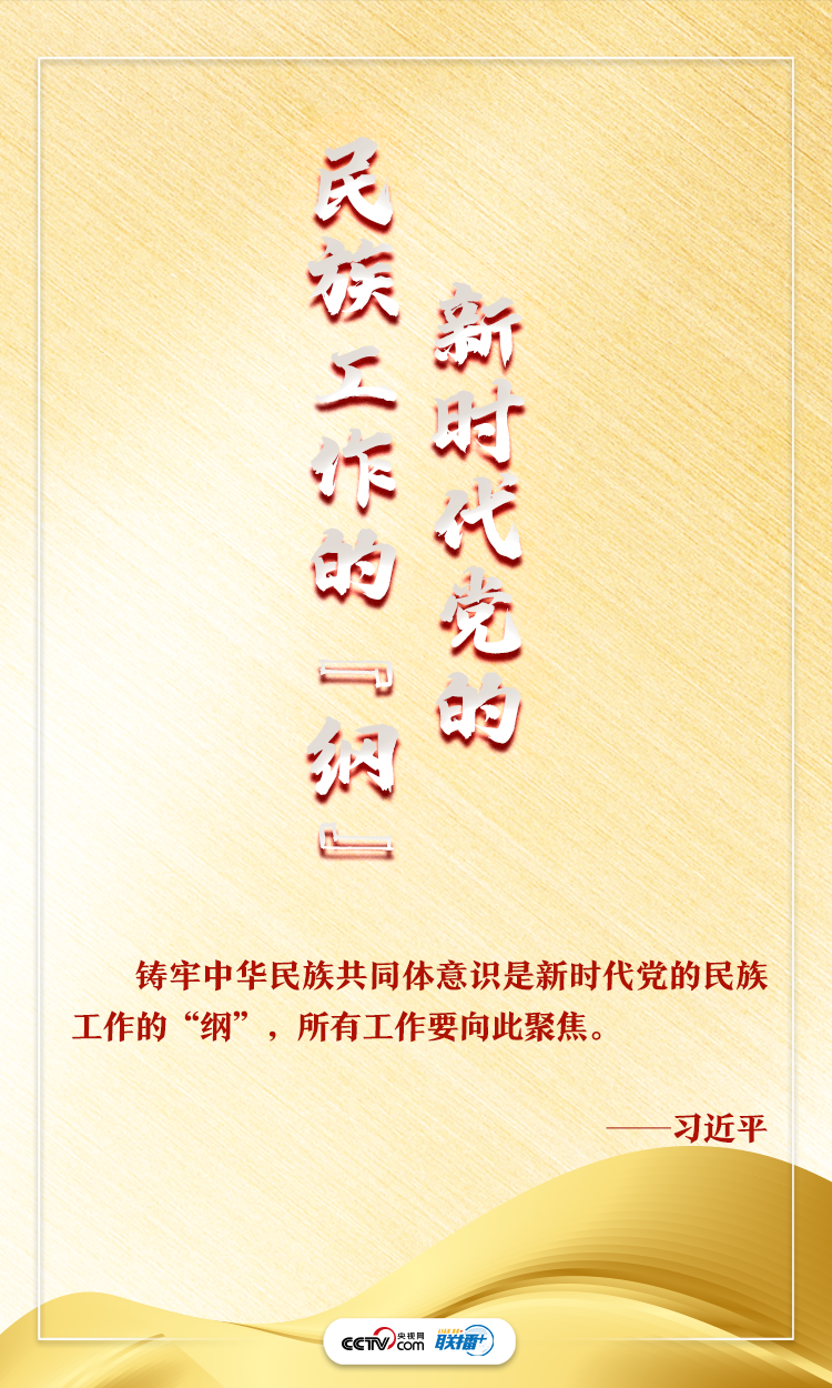 联播铸牢中华民族共同体意识总书记这些话字字千钧