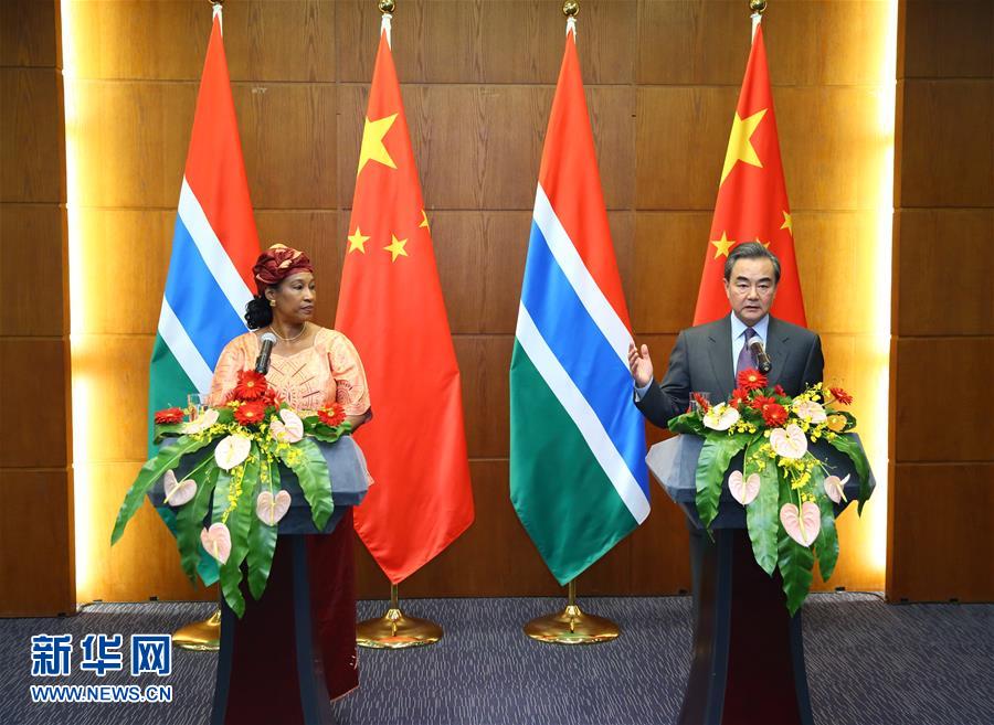 中国与冈比亚恢复外交关系