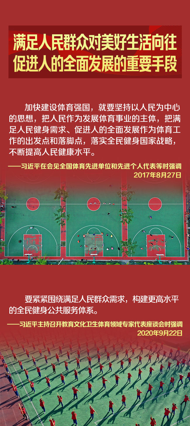 长图丨新时代体育的新内涵，习近平这样说