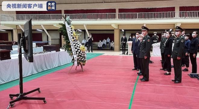 第八批在韩志愿军烈士遗骸遗物装殓仪式在仁川举行