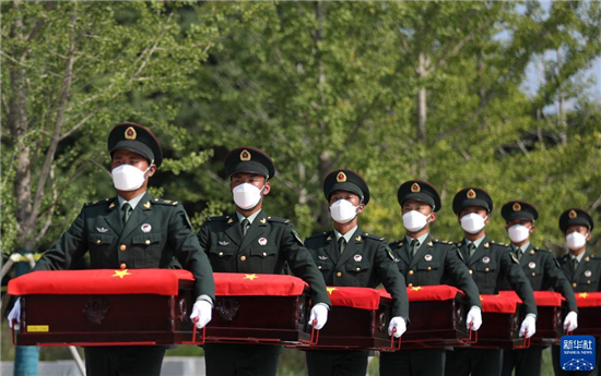 第八批在韩中国人民志愿军烈士遗骸回国_fororder_益海23
