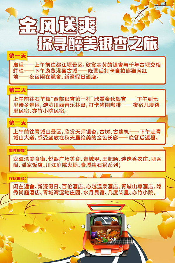 “雙節”醉金秋 都江堰發佈四條秋季精品旅遊線路_fororder_第一條秋季精品旅遊線路-供圖--都江堰市委宣傳部