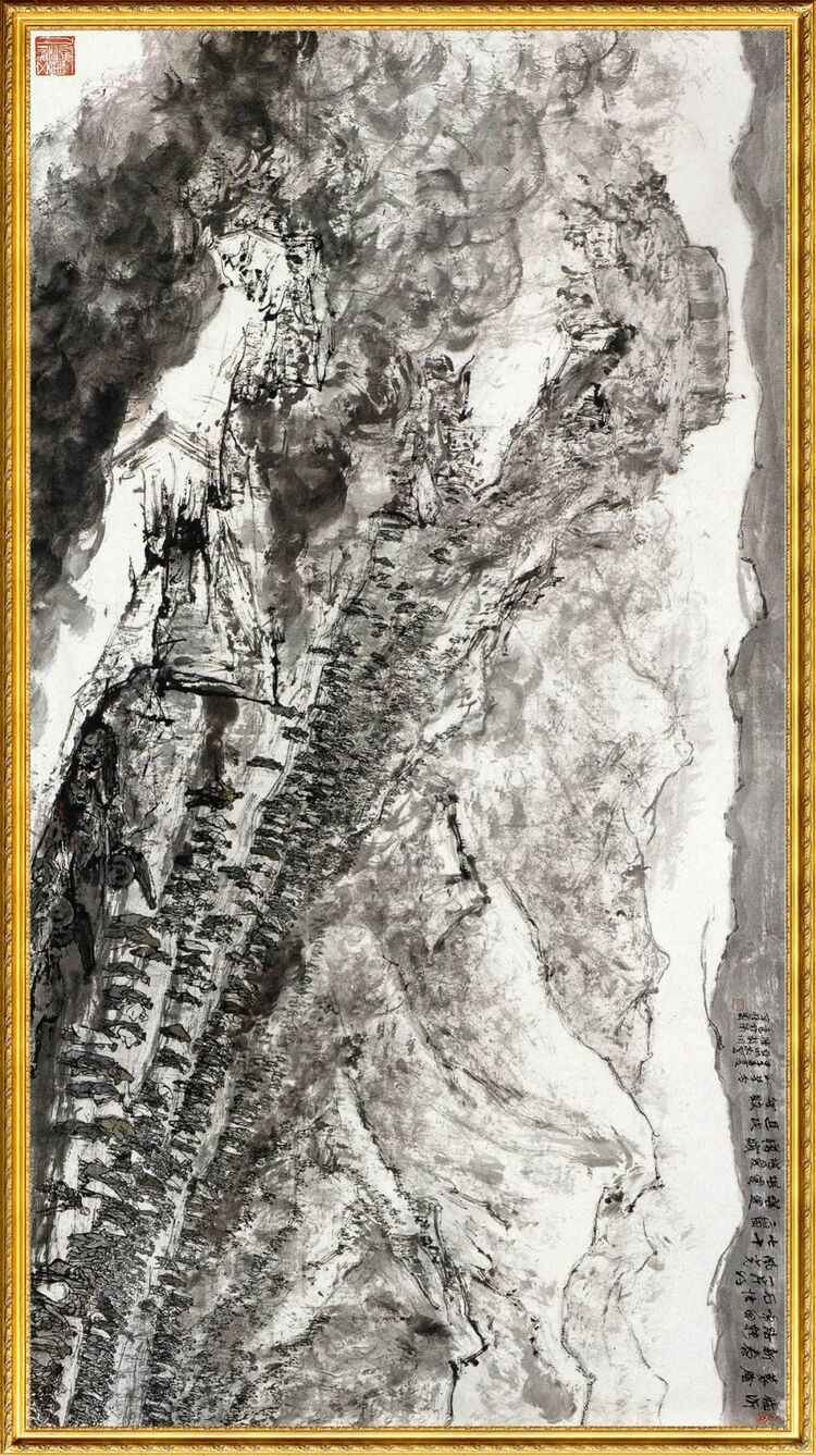 蒋家王牌军覆灭记美术经典中的党史邀您走近国画孟良崮战役