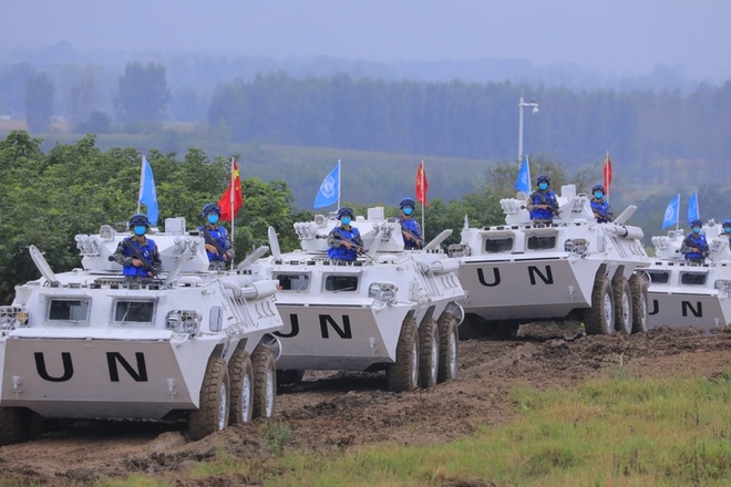 "Shared Destiny-2021" peacekeeping drill, binuksan sa Tsina_fororder_20210907drill2