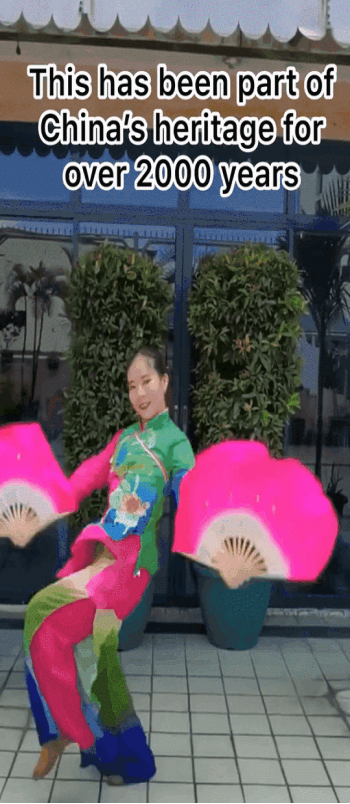 中国“奢侈品”火遍全球！TikTok网友花式秀中国扇_fororder_中国“奢侈品”火遍全球！TikTok网友花式秀中国扇 （三审）853