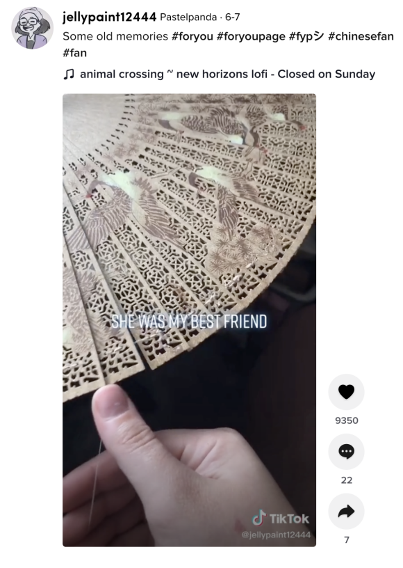 中国“奢侈品”火遍全球！TikTok网友花式秀中国扇_fororder_中国“奢侈品”火遍全球！TikTok网友花式秀中国扇 （三审）426