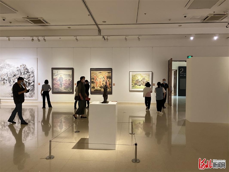 時代今朝 光輝見證——河北美術優秀作品展在石家莊美術館展出