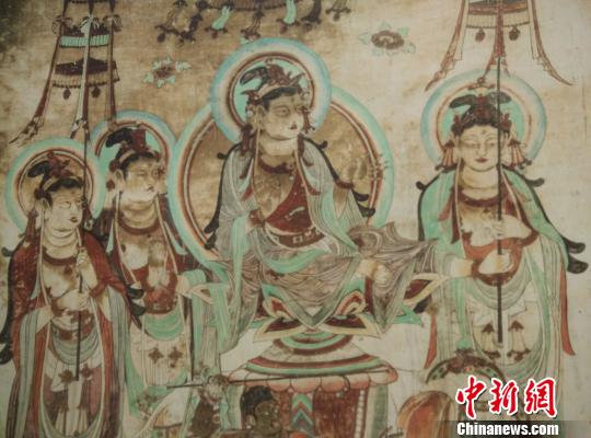 敦煌壁畫展武漢舉行 高保真技術再現千年神韻