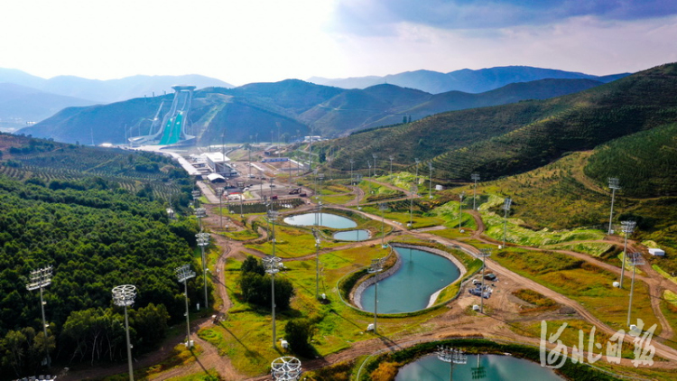 河北张家口:瞰崇礼区古杨树场馆组群