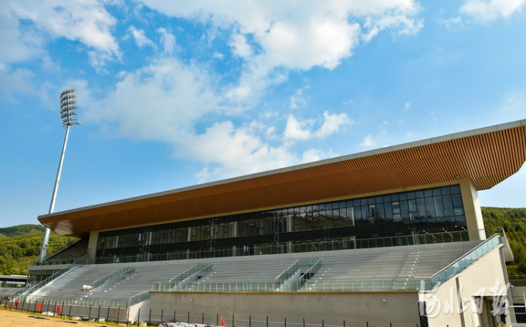 河北张家口:瞰崇礼区古杨树场馆组群