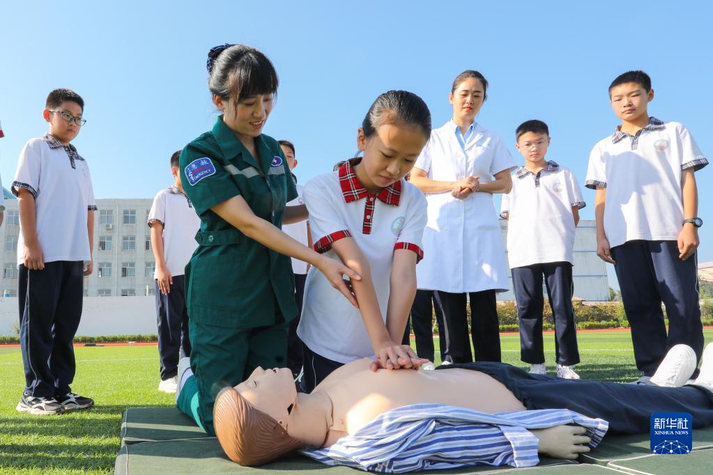 河北臨城：急救知識進校園