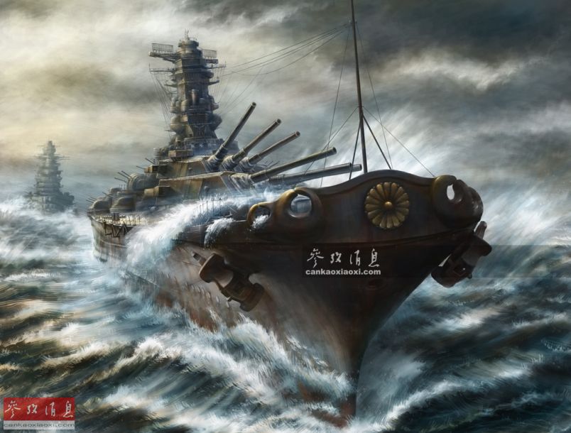怒海争锋艺术家绘制的二战名舰