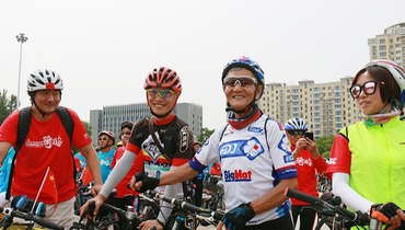 The 9th Beijing International Cycling Tour Festival kicked off in Yanqing