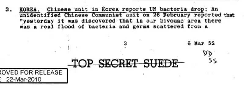 全球連線 | 專家：美國中情局文件證實美在朝鮮戰爭中使用生物武器