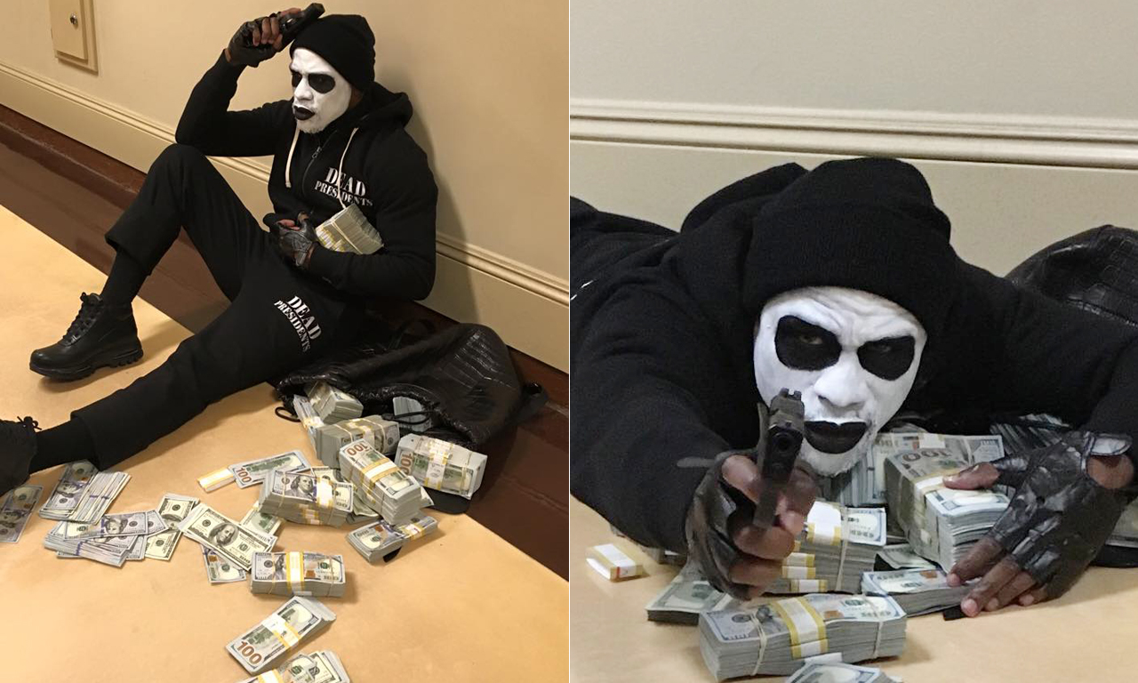 梅威瑟的炫富人生 无聊时竟扮小丑抢劫自己