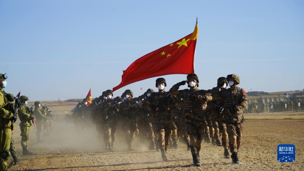 “和平使命-2021”聯合反恐軍事演習正式開始