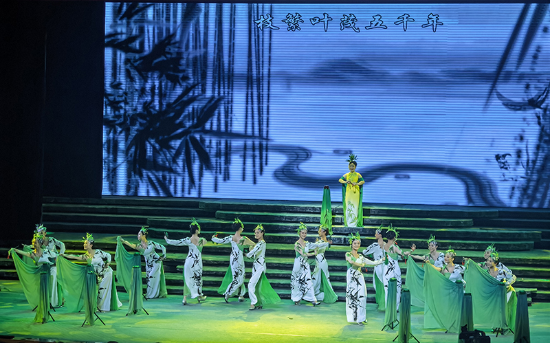 第九届巴人文化艺术节开幕_fororder_开幕式主会场文艺演出现场