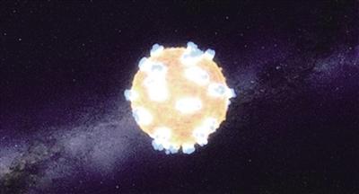 恒星爆炸畫面首次被捕獲 距地球12億光年