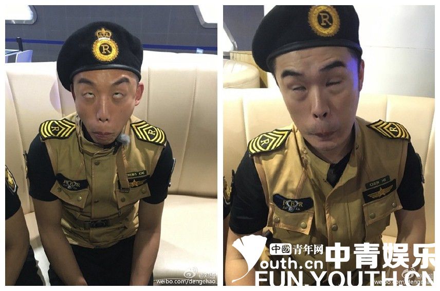 邓超与陈赫郑恺比"丑" 揭跑男成员私下不和真相