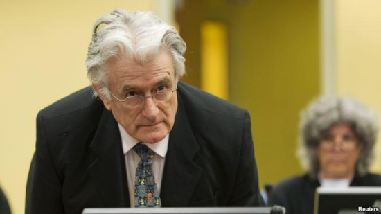 波黑塞族前领导人卡拉季奇获刑40年 涉反人类罪