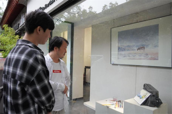 《四季长安》宋卫东水彩画展亮相西安_fororder_4