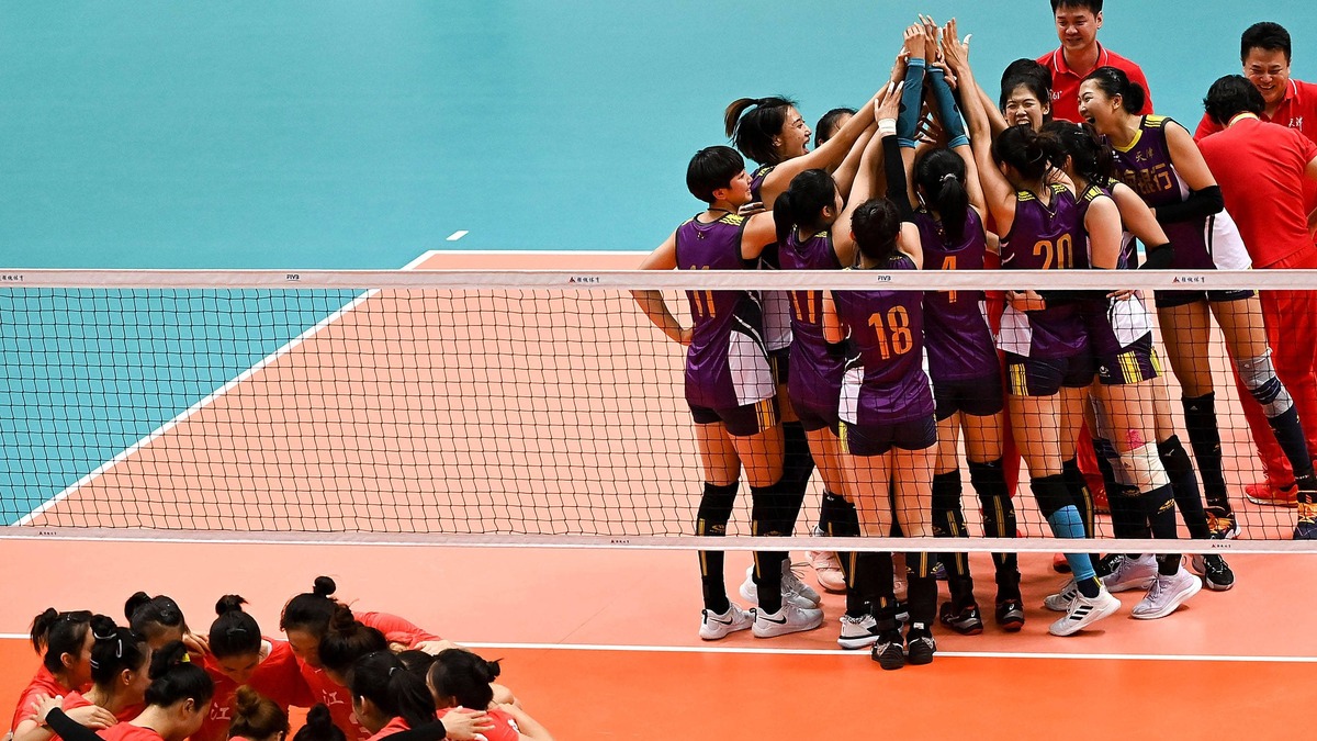 全运会-排球——女子成年组决赛：天津队夺冠