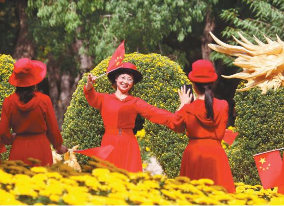 瀋陽:鮮花扮靚 喜迎國慶_fororder_國慶2