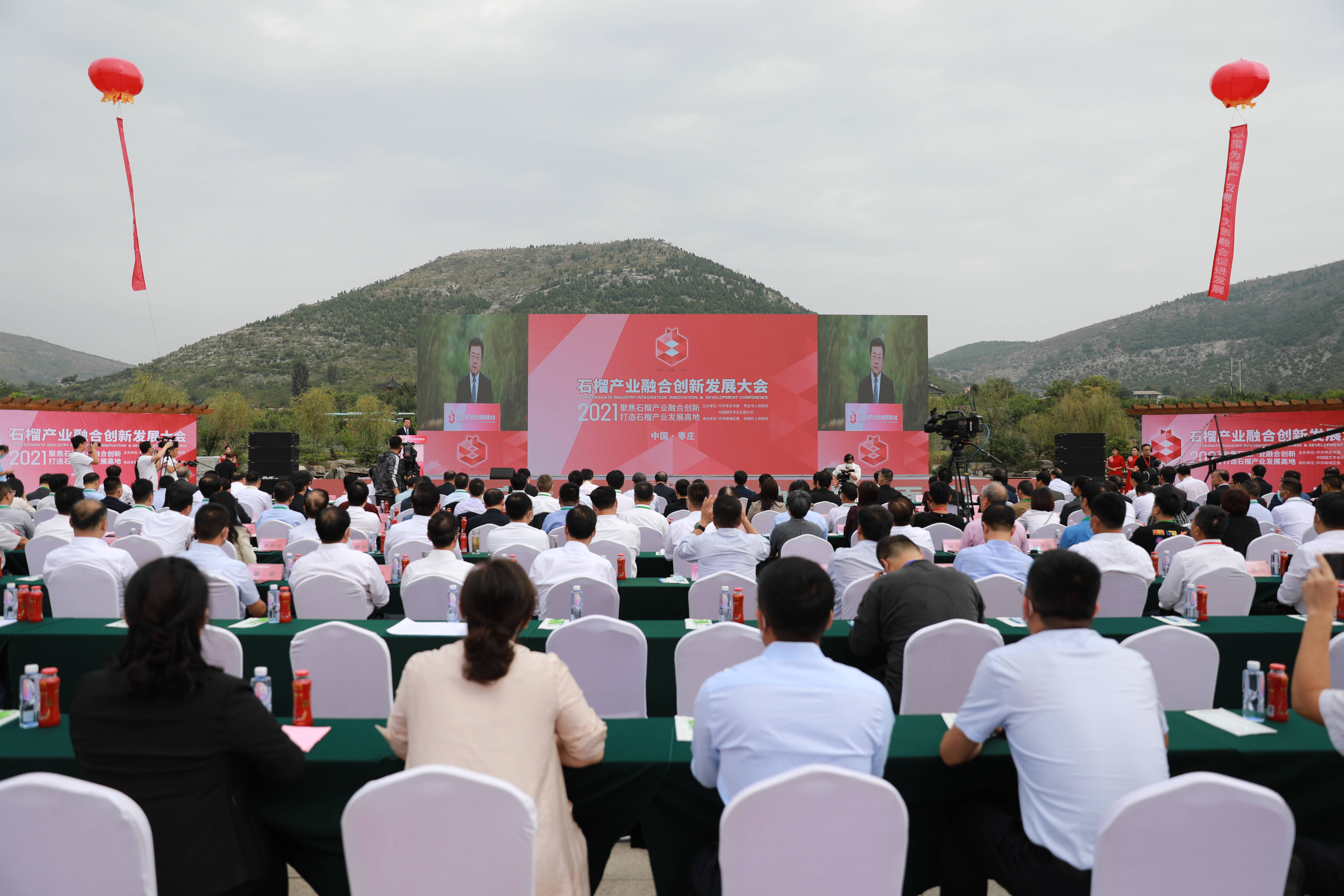2021石榴产业融合创新发展大会在枣庄峄城举办