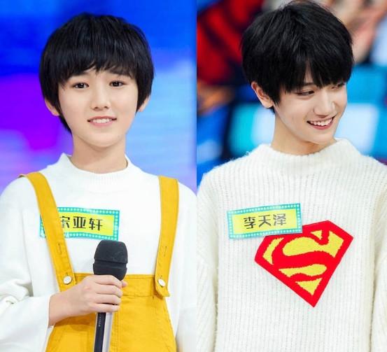 快乐大本营tf家族首亮相颜值有褒有贬