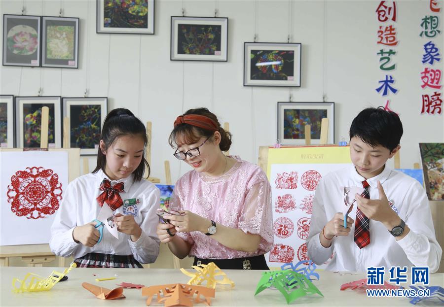 河北邢台：非遗传承进校园