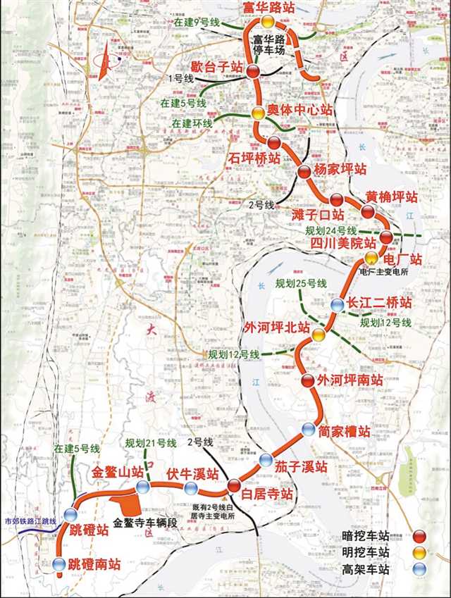 轨道18号线有望2022年建成通车