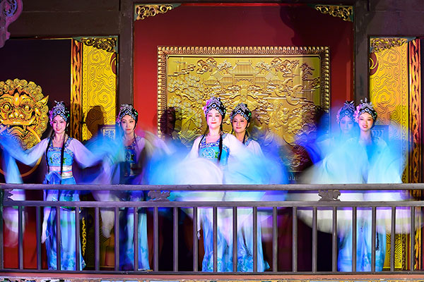 国庆节前三天 自贡A级旅游景区和红色景点共接待游客37.44万人次_fororder_4自贡川剧（摄影-廖志全）