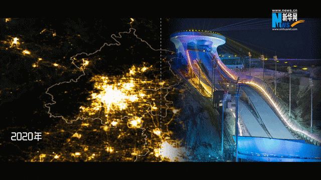 卫星视频丨夜光遥感瞰“奋进里的中国”