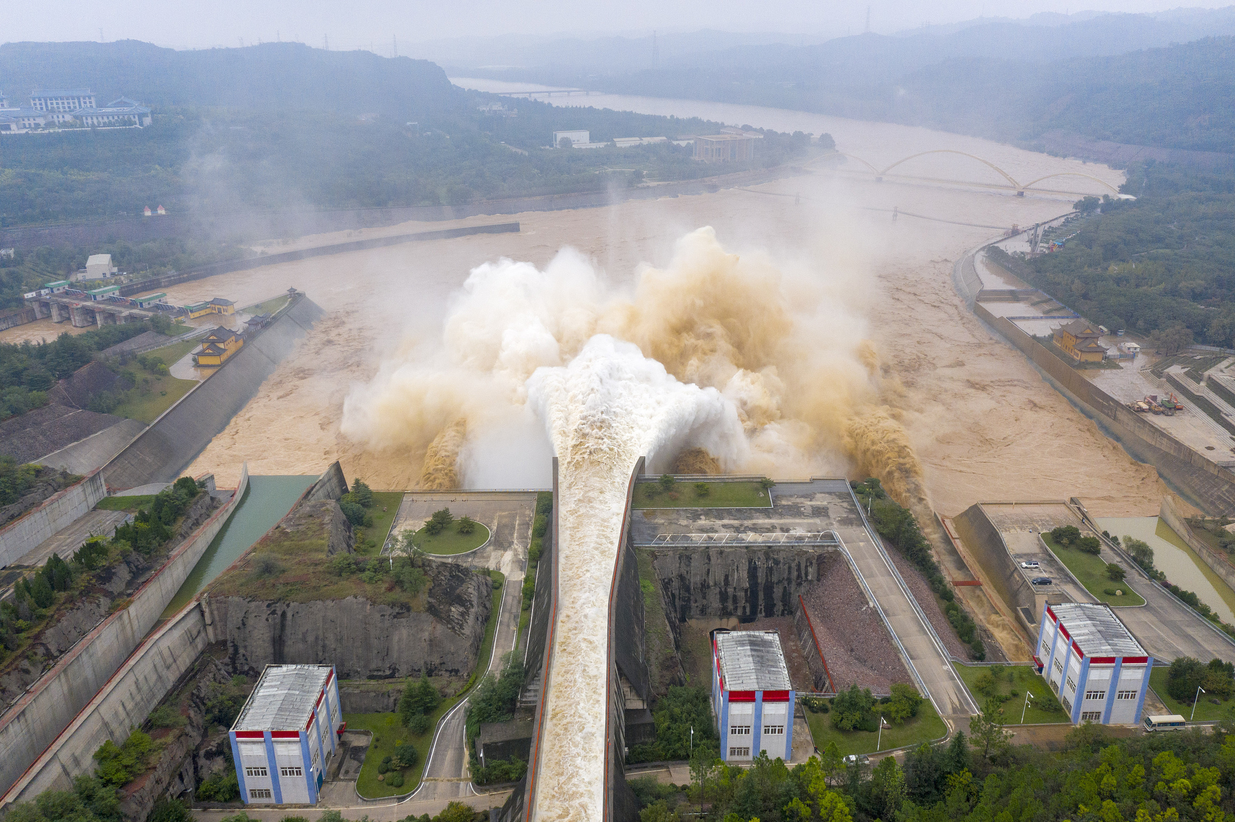 河南洛陽：小浪底水庫創歷史最高水位記錄