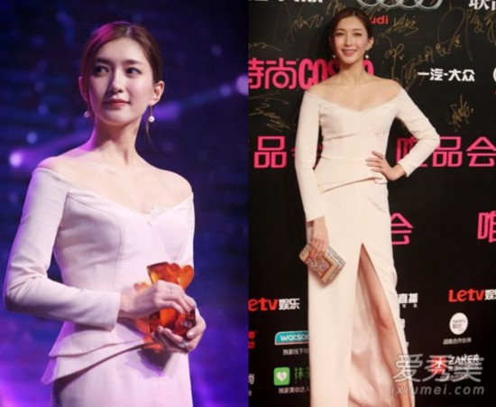 胡歌江疏影分手后首度同框 江疏影剪短发后越来越美