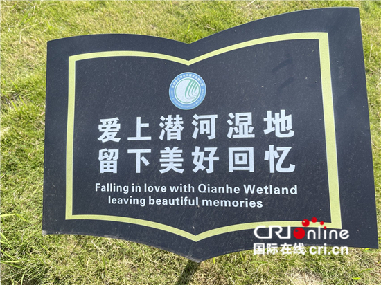 守护共同的家园——潜水河：让河水清回来、鸟儿飞回来、鱼儿游回来_fororder_图12：潜水河湿地指示牌