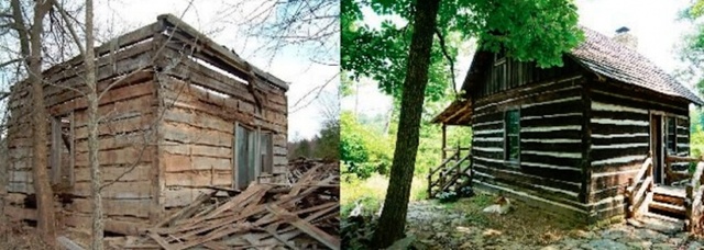 50年破木屋变身梦幻林间别墅