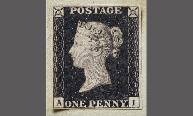 黑便士180周年纪念邮票图片