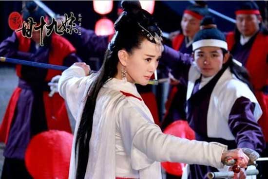 “古装女神”也不易 《新甘十九妹》打戏亲上阵