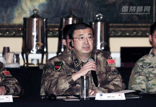 中美兩軍人道主義救援減災(zāi)聯(lián)合實(shí)兵演練和研討交流開始