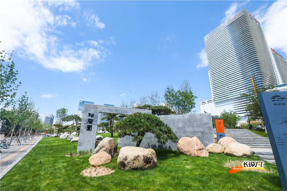 石家庄：蓝天白云霸屏 城市“颜值”爆表