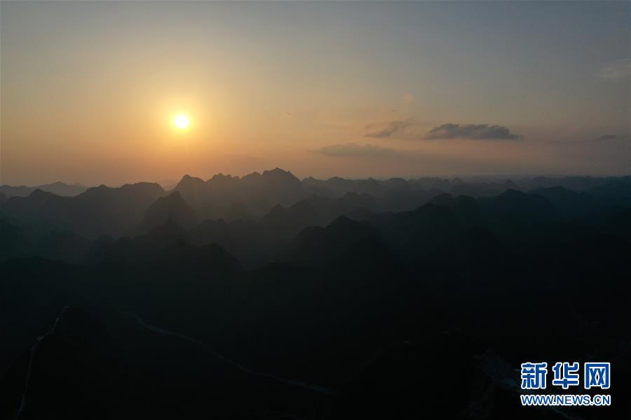 飞阅广西大化七百弄国家地质公园