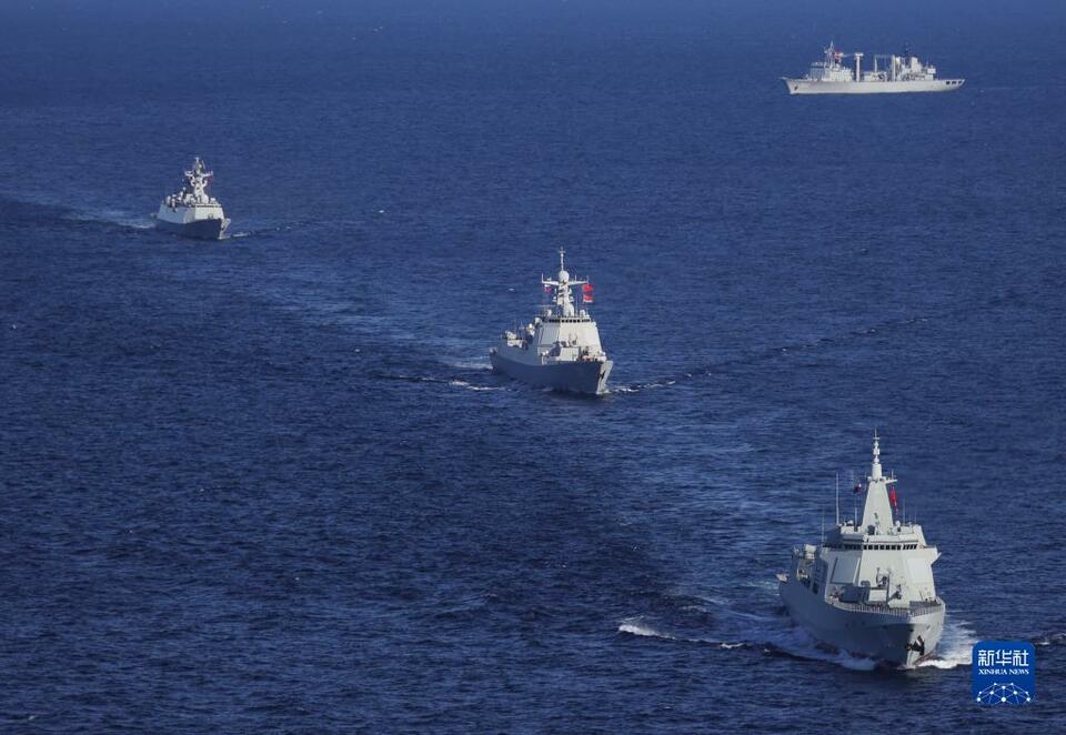 中俄“海上聯合-2021”聯合軍事演習大洋礪兵