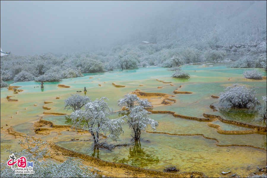 醉美之冬 漫游在黄龙的冰雪童话仙境