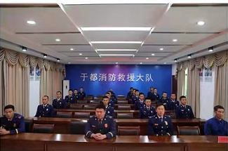 江西于都消防开展“共叙长征情 助力全运会”主题党日活动_fororder_1