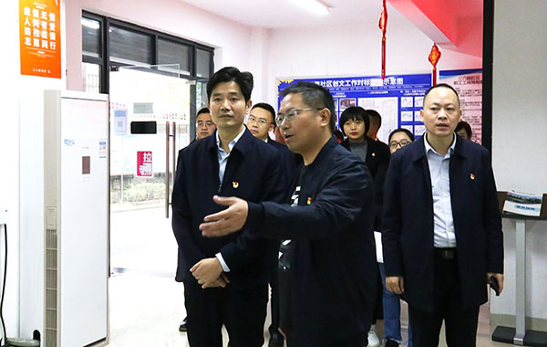 自贡市自流井区委书记黄雪智调研基层党建工作