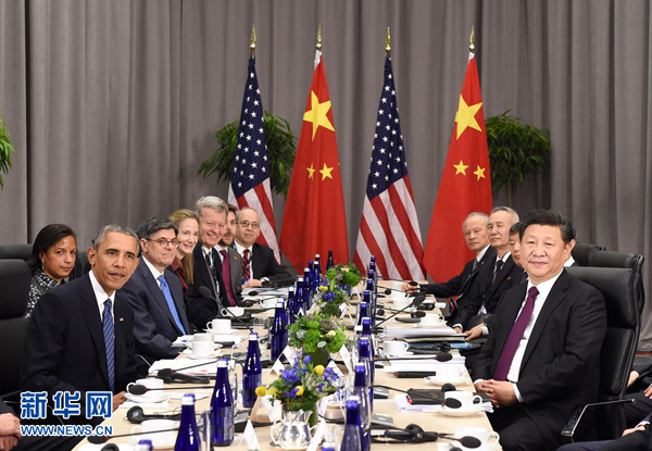 国际在线专稿:当地时间3月31日,中国国家主席习近平在华盛顿会见