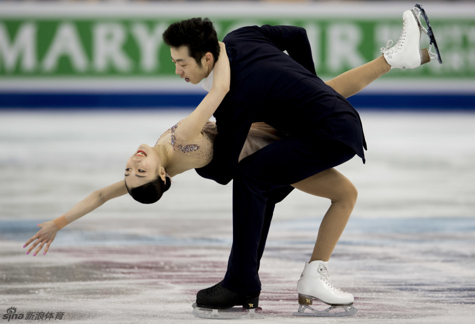 花滑世锦赛隋文静/韩聪摘银